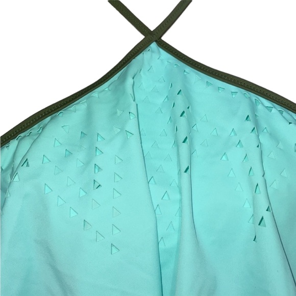 Victoria’s Secret Pink aqua bikini top. Size M. Super cute - Picture 4 of 9